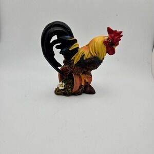 Rooster Figurine Farmhouse Country Kitchen Decor Resin